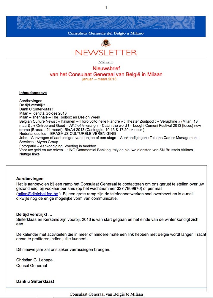 2013 03 Newsletter NL