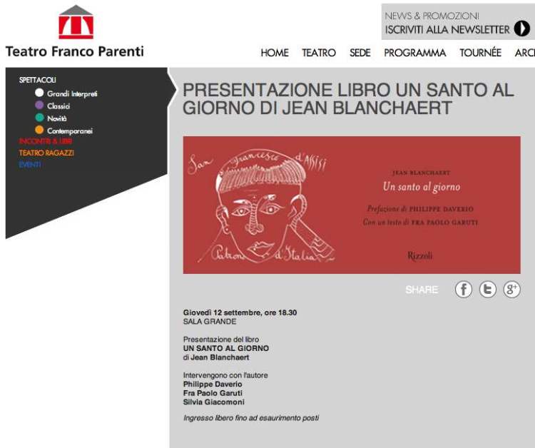 Blanchaert Un santo per giorno